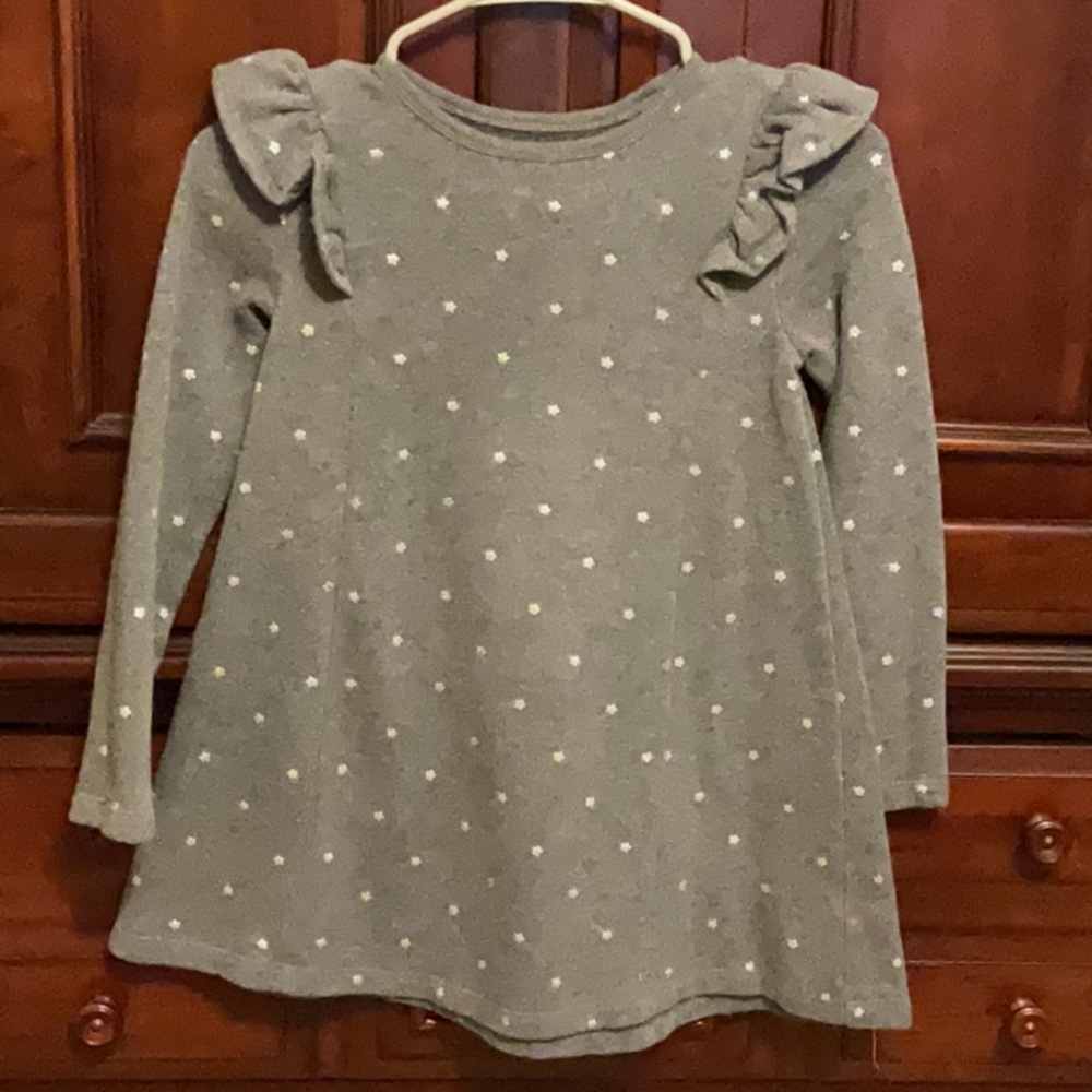 Tucker + Tate Girls' Ruffle Sleeve Star Dress